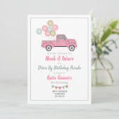 Rij Langs Verjaardagsparade Sociaal Distantiëring  Kaart (Staand voorkant)