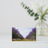 Rij Lavender Visitekaartje (Staand voorkant)
