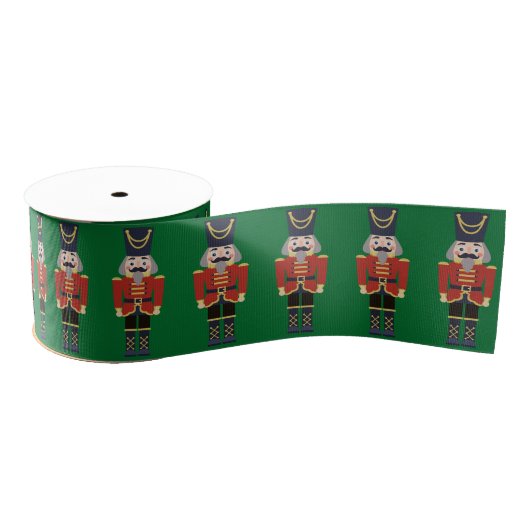 Rij met de Rode kerstbont Grosgrain Lint (Spoel)