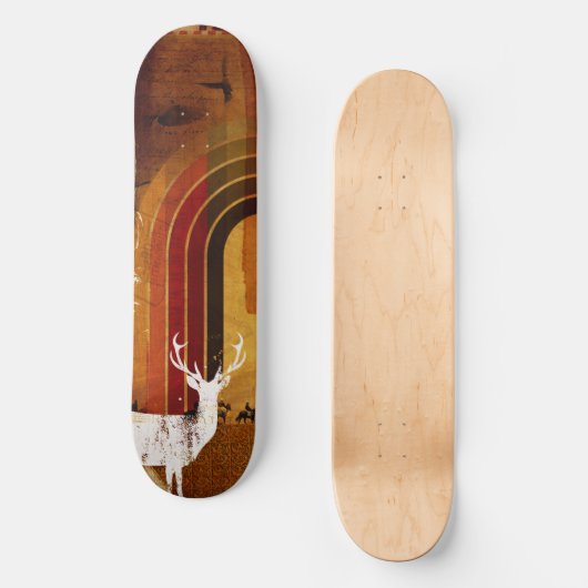 Rij met de wilde dieren! persoonlijk skateboard (Voorkant)