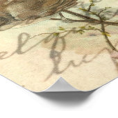  rij met handgeschreven achtergrond poster (Hoek)