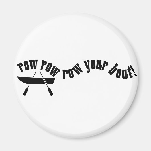 Rij met je boot! magneet (Voorkant)