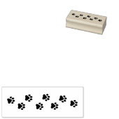 Rij met kattendoekjes rubberstempel (Gestempeld)