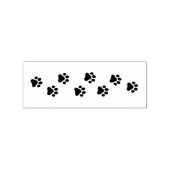 Rij met kattendoekjes rubberstempel (Afrduk)