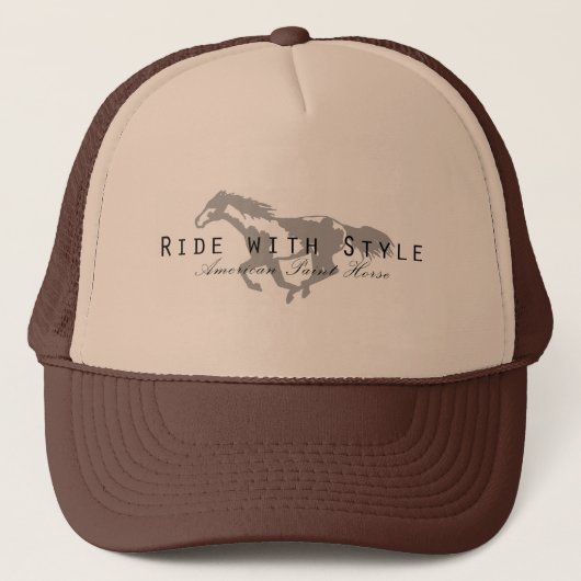 Rij met stijl trucker pet (Voorkant)