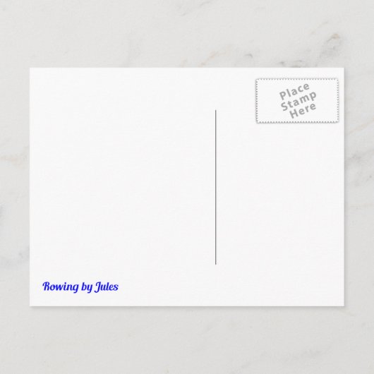 Rij met uw hart inspirerend briefkaart (Achterkant)