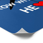 Rij met uw hart inspirerend sporten poster (Hoek)