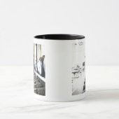 Rij met vrije gewichten in voorgrond en lichaamsbe mok (Midden)