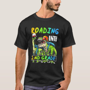 Rij naar Kindergarten Dinosaur T Rex naar S T-shirt