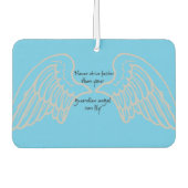 Rij nooit sneller dan je beschermengel... luchtverfrisser (Voorkant)