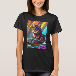 Rij of snor katten heersen altijd over de weg t-shirt