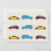 Rij op zaterdag Hartelijk dank Kaart (Achterkant)