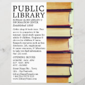 Rij Oude Boeken, Bibliotheekreclame Flyer (Voorkant)