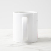 Rij puppy konijnen grote koffiekop (Achterkant)