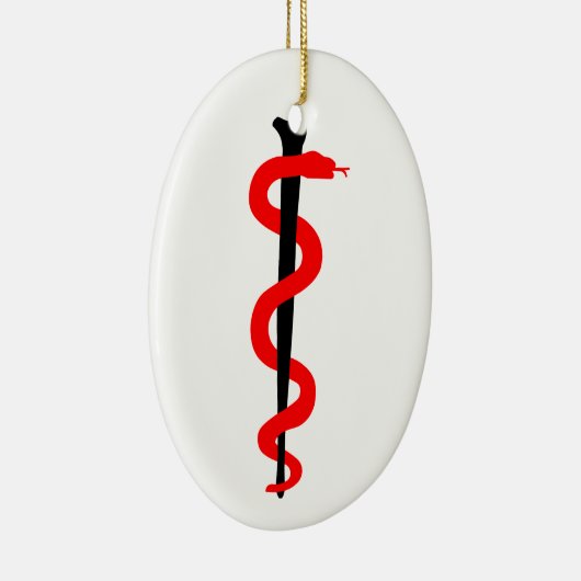 Rij van Asclepius Keramisch Ornament (Rechts)