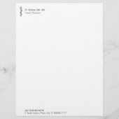 Rij van Asclepius [medisch symbool] Briefhoofd Ontwerp (Voorkant)