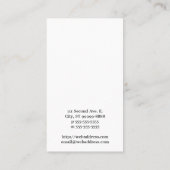 Rij van Asclepius [medisch symbool] Visitekaartje (Achterkant)