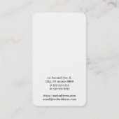 Rij van Asclepius [medisch symbool] Visitekaartje (Achterkant)