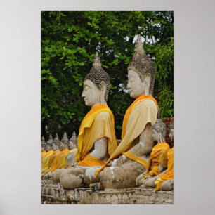 Rij van Boedha-standbeelden, Wat Yai Chaya Mongkol Poster
