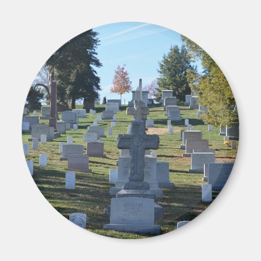 Rij van Cross Headstones, Arlington Magneet (Voorkant)