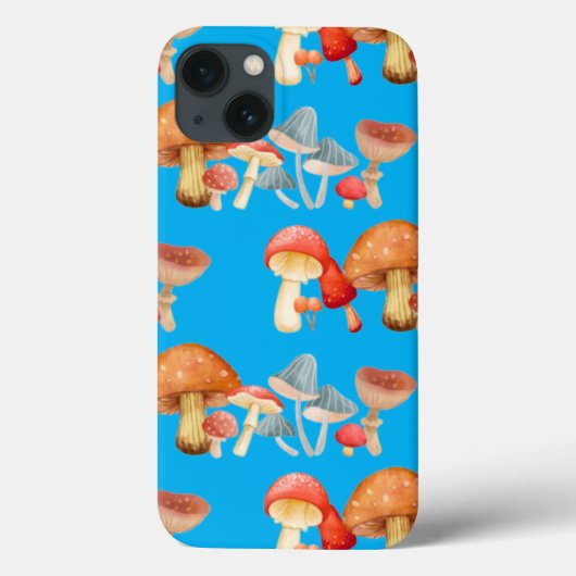 Rij van Cute Mushroom Fungi Lover Mycology Case-Mate iPhone Case (Achterkant)