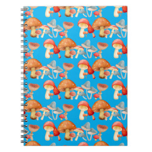 Rij van Cute Mushroom Fungi Lover Mycology Notitieboek
