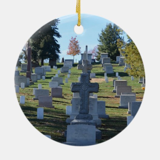 Rij van de dwarshoofdstenen, Arlington Keramisch Ornament (Achterkant)