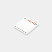 Rij van de eigenaar post-it® notes (Schuin)