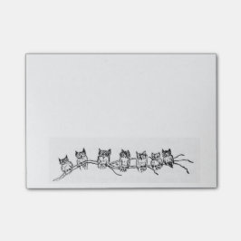 Rij van de Eigenaren Post-it Nota's Post-it® Notes