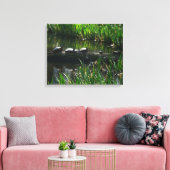 Rij van de groene Natuur van Turtles Foto Canvas Afdruk (Insitu (Woonkamer))