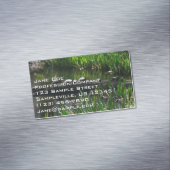 Rij van de groene Natuur van Turtles Foto Magnetisch Visitekaartje (Voorbeeld)