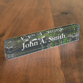 Rij van de groene Natuur van Turtles Foto Naambordje (Zijkant)