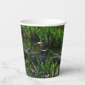 Rij van de groene Natuur van Turtles Foto Papieren Bekers (Achterkant)