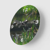 Rij van de groene Natuur van Turtles Foto Ronde Klok (Hoek)