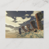 Rij van de lijsten visitekaartje (Achterkant)