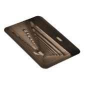 Rij van de pijlers - Civic Opera House - Chicago Magneet (Rechterzijde)