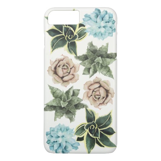 Rij van de Succulenten Case-Mate iPhone Case (Achterkant)