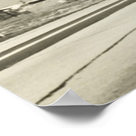 Rij van elektriciteitscentrales poster (Hoek)