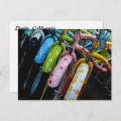 Rij van fietsen briefkaart (Voorkant / Achterkant)