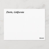 Rij van fietsen briefkaart (Achterkant)