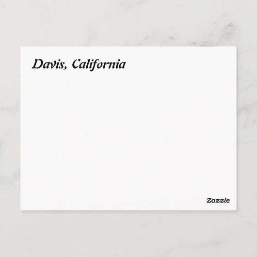 Rij van fietsen briefkaart (Achterkant)