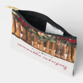 Rij van laarzen met Rozen Etui (Open)