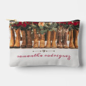 Rij van laarzen met Rozen Etui (Voorkant)