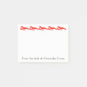 Rij van Lobsters Personaliseert Post-it Nota's Post-it® Notes (Voorkant)