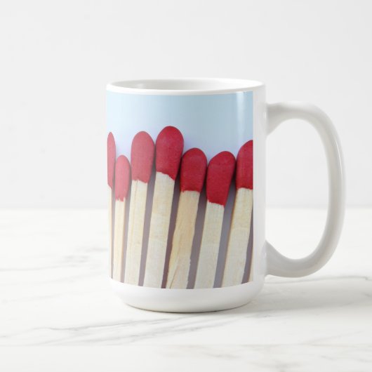 Rij van matches koffiemok (Rechts)