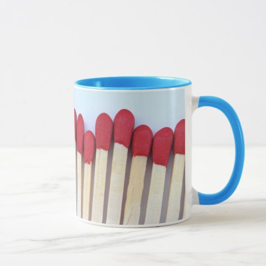 Rij van matches mok (Rechts)