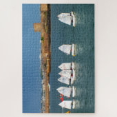 Rij van Optimistische boten Legpuzzel (Verticaal)