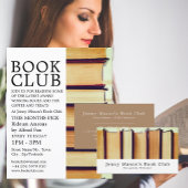 Rij van oude boeken, Adverteren boekenclub Flyer