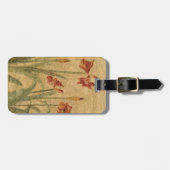 Rij van Red Amaryllis Bagagelabel (Voorkant horizontaal)