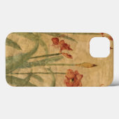 Rij van Red Amaryllis Case-Mate iPhone Case (Achterkant (horizontaal))